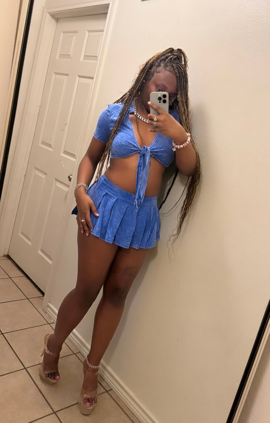 Off Limits Acid Skort Set