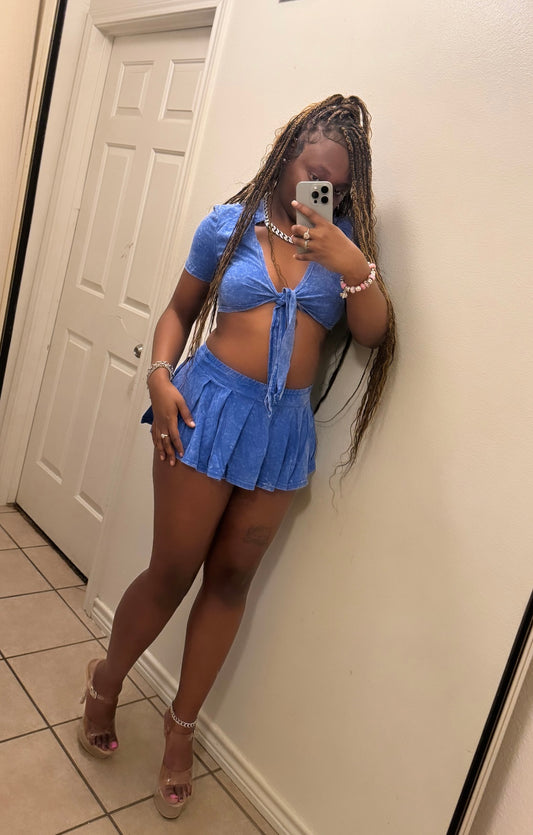 Off Limits Acid Skort Set